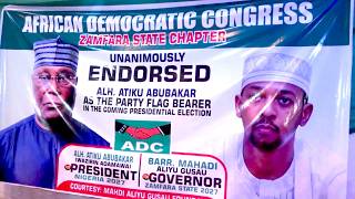 ADC Flexes Strength In Zamfara As Party Elects Governorship Candidate And Backs Atiku For President