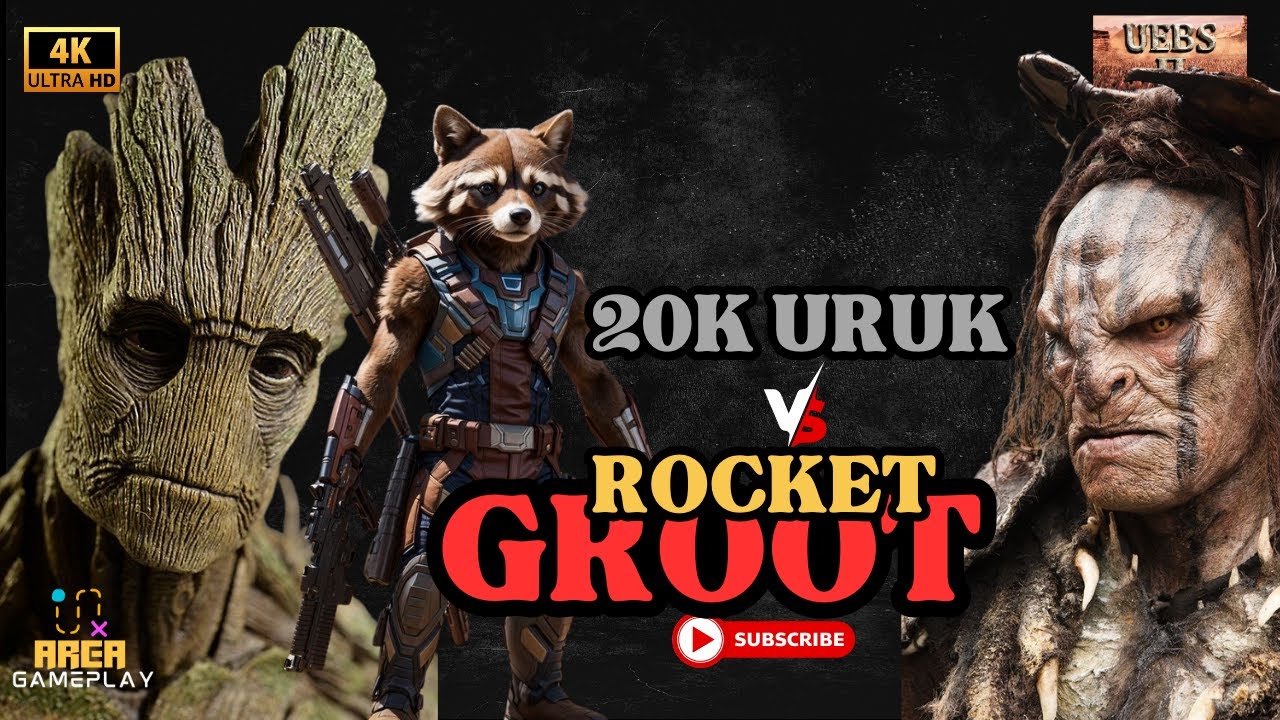20,000 URUK HAI VS GROOT AND ROCKET - Ultimate Epic Battle Simulator 2 ...