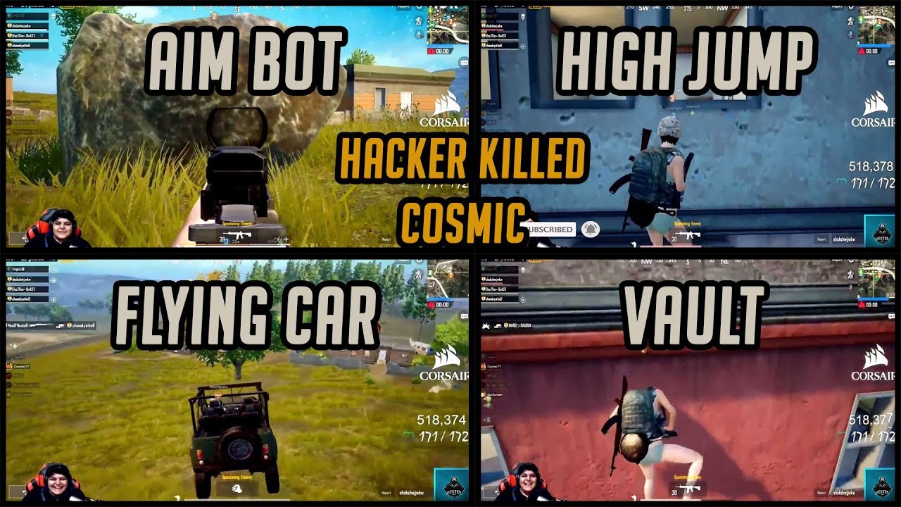 Hacker Killed Cosmic YT  on Live Stream Using Flying Car Aimbot Wall Hack || DexteR GaminG Pro