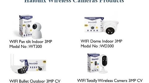 Halonix CCTV Products Information with Mobile Registration & Installation. @technocares