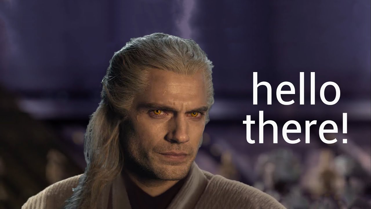 Obi-Wan meets General Grievous but he is Geralt of Rivia (Star Wars & The Witcher Crossover)