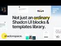 #ShadcnSpace Extraordinary #UIblocks, #components, and #templates