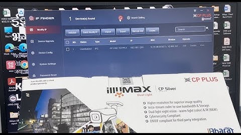CPPLUS Illumax IP Camera Colour and IR Light setting for Night view.