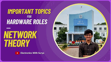 Network Theory: Important Topics for Hardware Companies #network #electronics #internships #ece