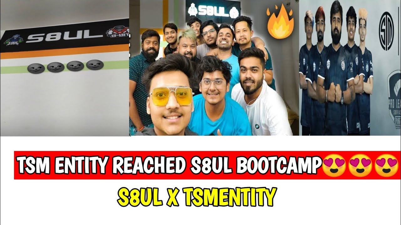 TSM ENTITY REACHED S8UL BOOTCAMP😍😍😍|TSM ENTITY × S8UL| TSM ENTITY PLAYING PMWL FROM S8UL BOOTCAMP