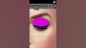 Create Amazing Eye Shadow in Photoshop I #shorts #short #shortvideo