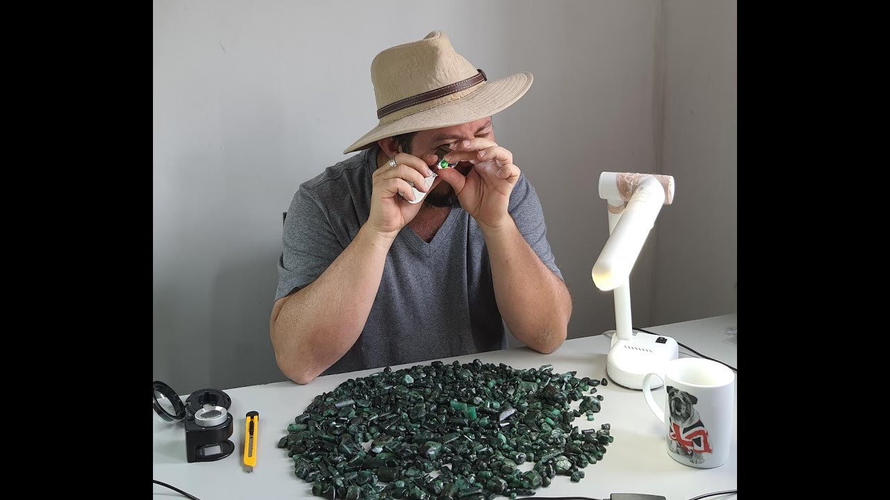 Recebendo mais 2 kg de Esmeraldas Brutas da Carnaíba na Plataforma Rotas do Garimpo.