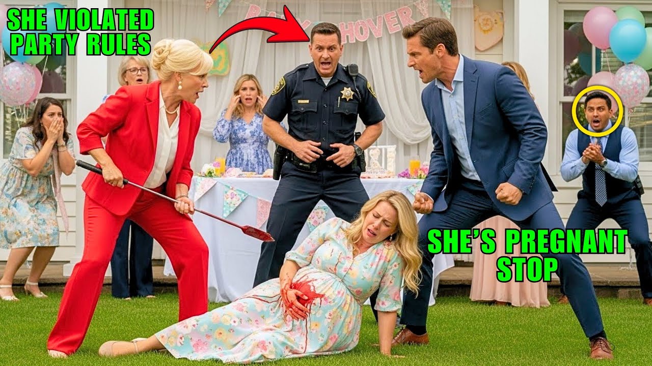 HOA Karen Attacked My Pregnant Wife at Our Baby Shower - She Froze When the Sheriff Walked In