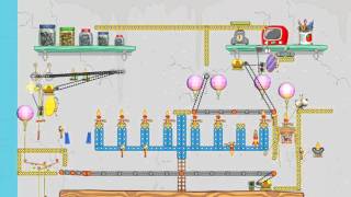 Contraption Maker - Light the Menorah - Alternate Solution