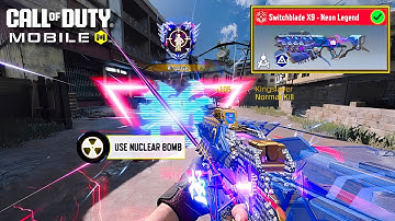 Mythic Switchblade X9 Neon Legend 💙 Most Awaited Mythic in CODM.... (NUKE ☢️)