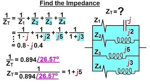 Electrical Engineering: Ch 10 Alternating Voltages & Phasors (74 of 82) Impedance=?