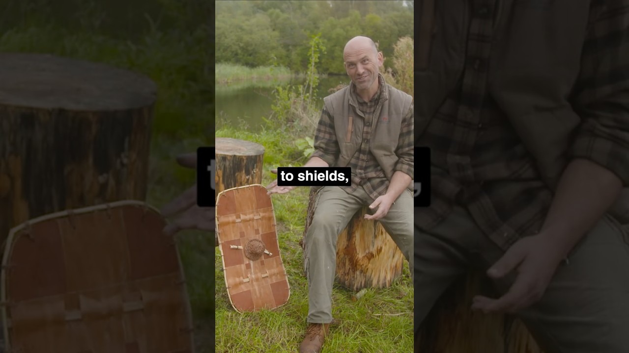 Making an Iron Age shield out of bark