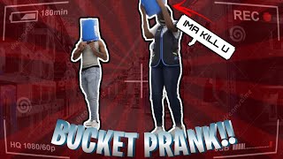 BUCKET PRANK IN WALMART!! **must watch**