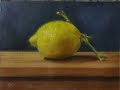 Lemon oil painting