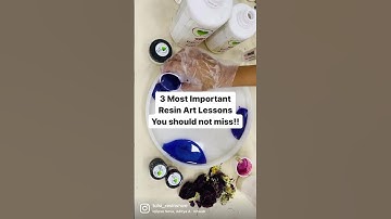 3 Most Important Resin Art Lessons |Resin Art Masterclass | Learn Resin Art for beginners |DIY Resin