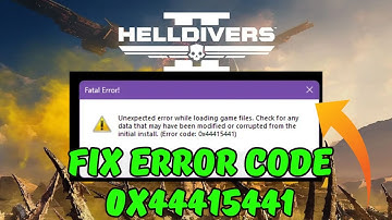 How To Fix Helldivers 2 Error Code 0x44415441 (100% FIXED) | #helldivers2