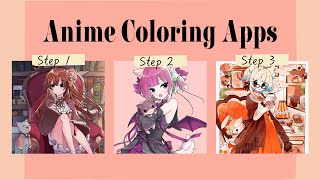 ANIME COLOR BY NUMBER || colouring apps screenshot 4