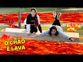 O CHÃO É LAVA EM CASA COM LULUCA !! The Floor is Lava Challenge | Luluca