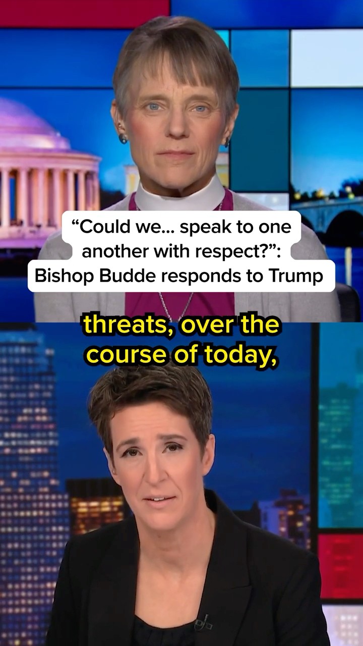 'Could we... speak to one another with respect?': Right Rev. Budde responds to Trump