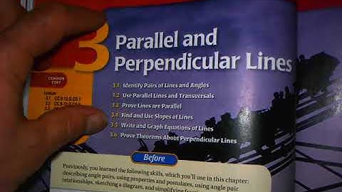 3.3 (1 of 2) Prove Line are Parallel