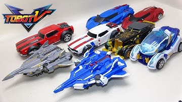 【変形合体のみ】トボットＶ２ 初期ロボ５体＆マキシマスＶ  tobot combine muximus-V 또봇V