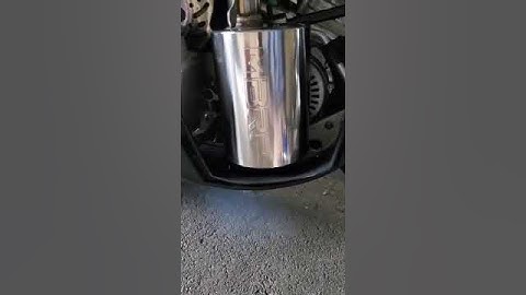 MBRP trail can on a 2020 Polaris 800 Adventure