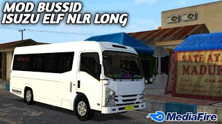 Share mod isuzu ELF NLR long $$$$ // mod bussid terbaru 2025 screenshot 3
