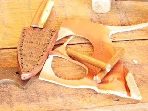 COMO FAZER ESTAMPOS SIMPLES PARA COURO!