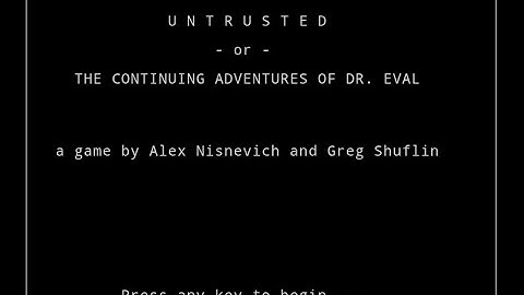 Untrusted Meta-JavaScript Adventure Game play-through [SPOILERS] #javascript #coding #puzzle
