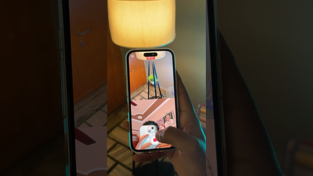 Dual Camera Recording On iPhone🤯