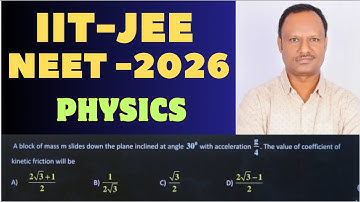 A block of mass m slides down the plane inclined at angle 30º with an acceleration g/4 . The value 