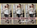 Spanx  Faux Leather Leggings Dupes? II Comparing Aerie Offline & Target Wild Fable II Lindsey Loves