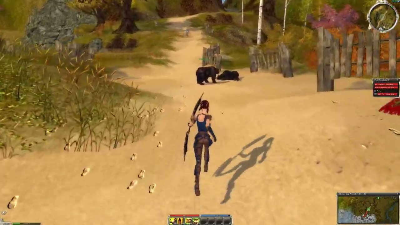 Guild Wars Pre Searing Charm/Taming Black Bear🐻Co op(Short Version)