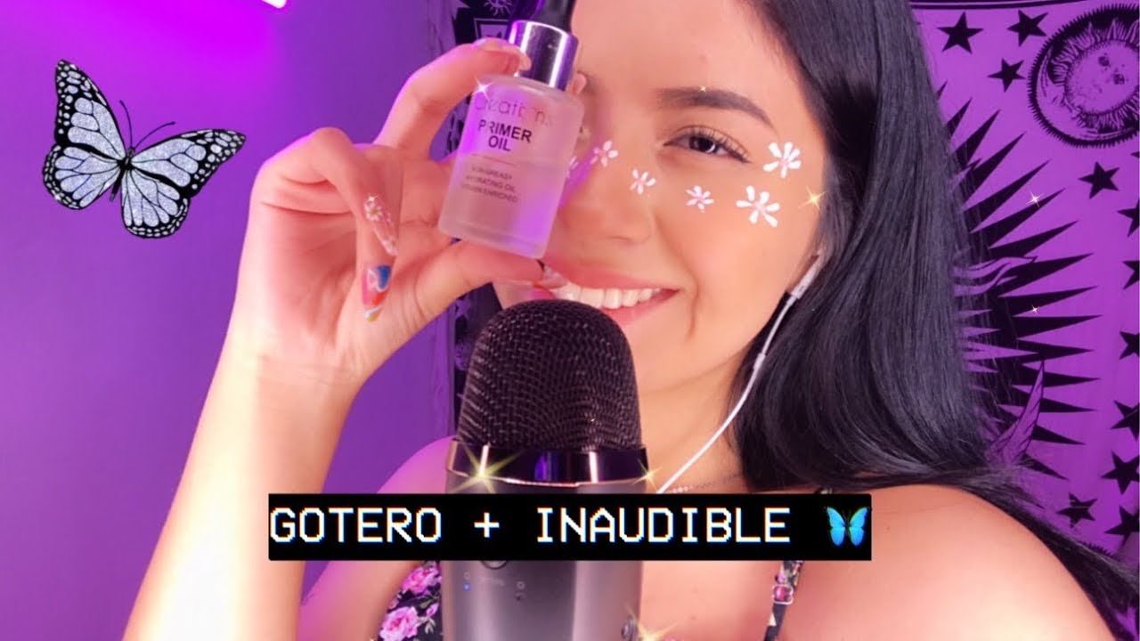 ✨Inaudible + gotero✨ | ASMR en español | Andrea ASMR 🦋