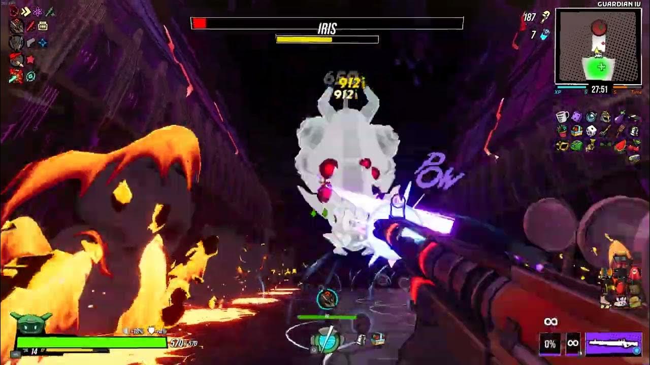 Roboquest Guardian 4 S tier Iris (Crit build) YouTube