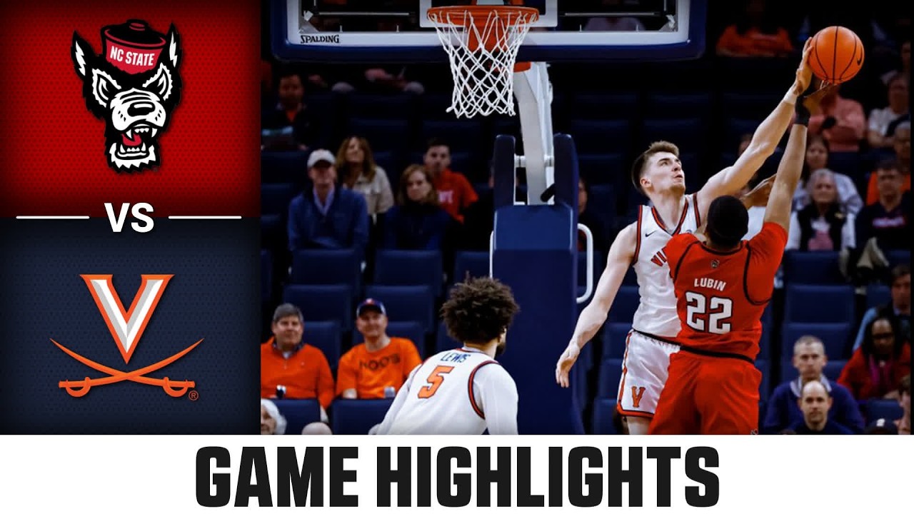 NC State vs. Virginia Game Highlights | 2025-26 ACC Men's Basketball