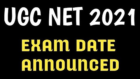 UGC NET Examination Dates || UGC NET JUNE 2021 DEC 2020 Exam Date || NTA LATEST NOTICE