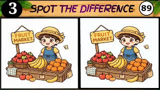 [Brain Training Spot the Difference] Puzzle for Greater Brain Health (HARD)