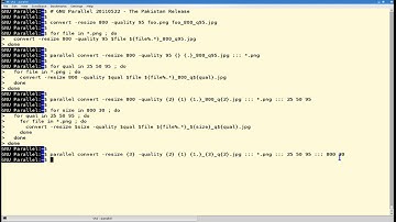 GNU Parallel 20110522 (