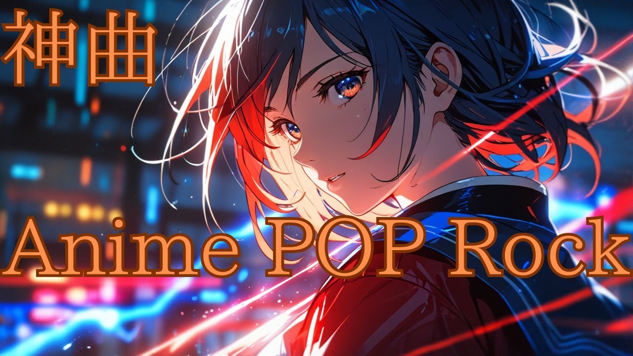 【邦楽Playlist】リズムが心地良いアニメPOPRock神曲メドレー【AI邦楽】