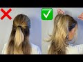 ЛАЙФХАК ДЛЯ ДЕВУШЕК: КАК СДЕЛАТЬ КРАСИВУЮ ОБЪЕМНУЮ ПРИЧЕСКУ / HAIR HACK: SUPER EASY VOLUME HAIRSTYLE