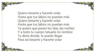 J Alvarez - Hacerte Volar Lyrics