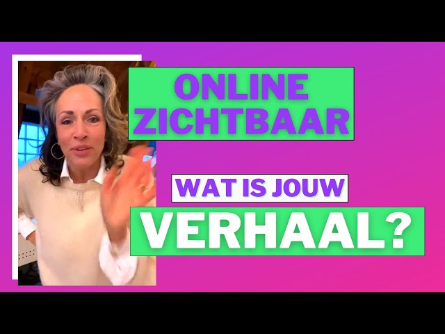 Online zichtbaar. Wat is jouw verhaal? | Liesbeth LIVE Business Motivation afl. 69