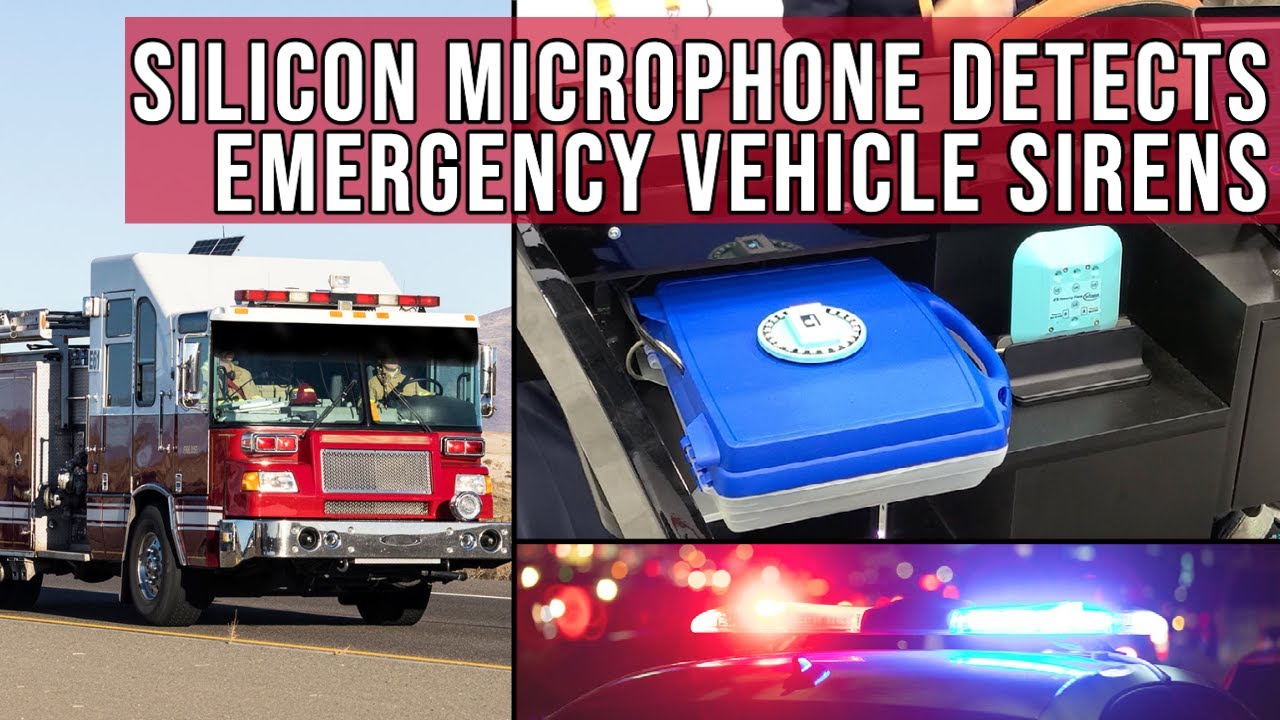 Silicon Microphone Detects Emergency Vehicle Sirens - YouTube
