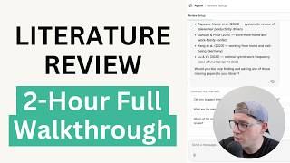 How to Do a Literature Review from Start to Finish (full process, with AI)