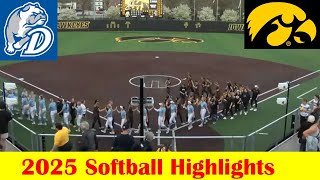Drake vs Iowa Softball Game Highlights 4 23 2025