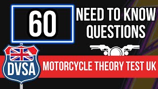 DVSA Motorcycle Theory Test 2024 UK (60 Need to Know Questions)