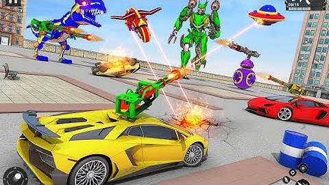 Dino Robot Car Game:Flying Robot transforming game Game Zee Gameplay