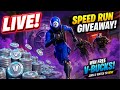 V- Buck Giveaway - Speed Run Black Moon [LIVE]