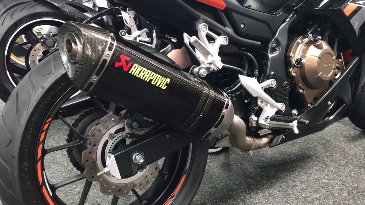 JORDAN BIKES FOR SALE HONDA CBR500R 2016/16 782 miles Akrapovic